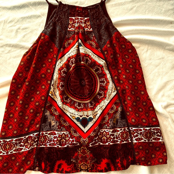 Skyler & Jade Tops - Skylar & Jade Boho Halter Look Top - Size Large